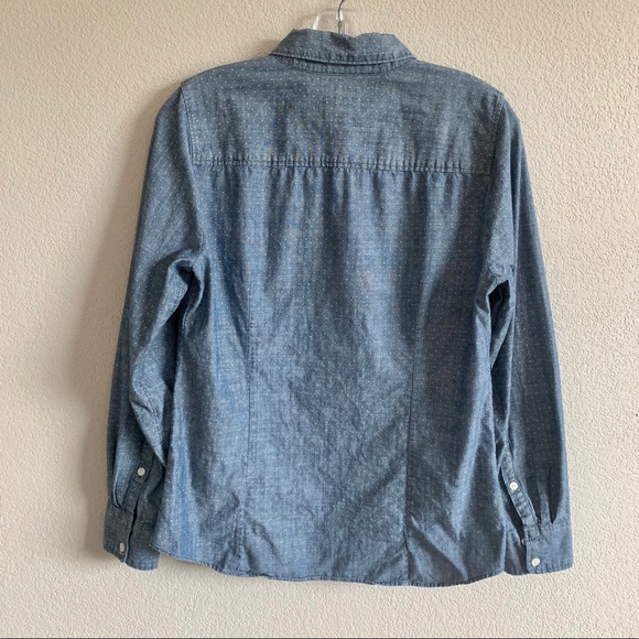 J. Crew The Perfect Shirt Chambray - Picture 3 of 5